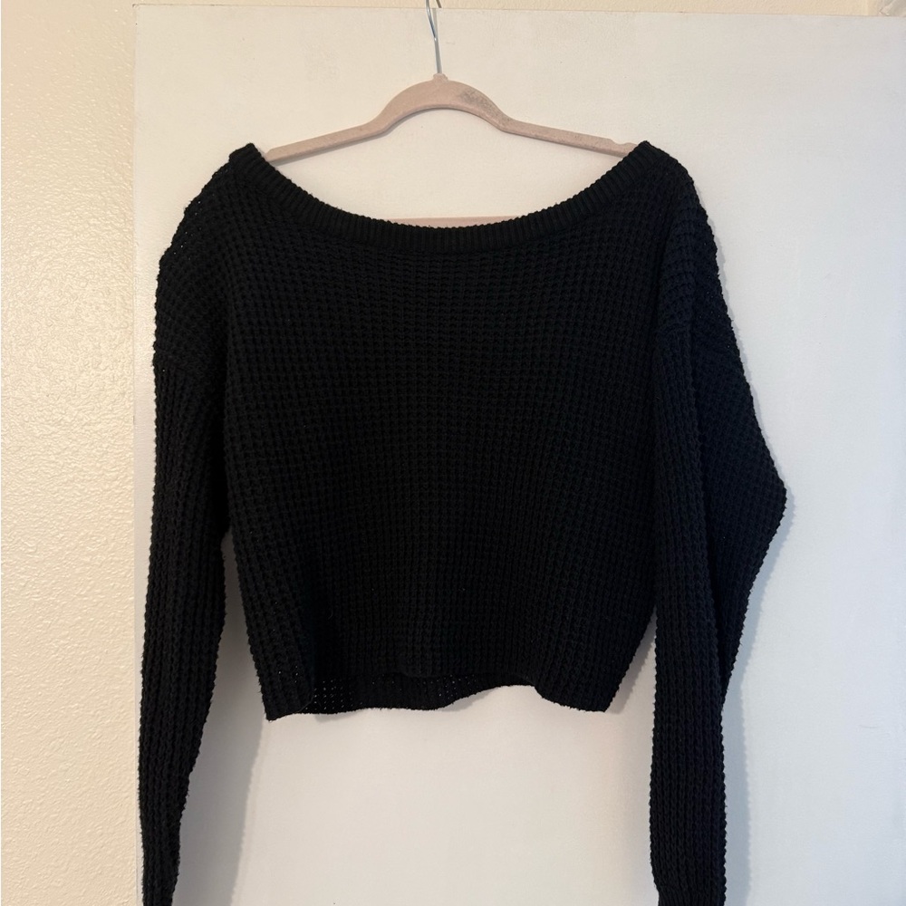 Black Missguided Knit Women's Sweater